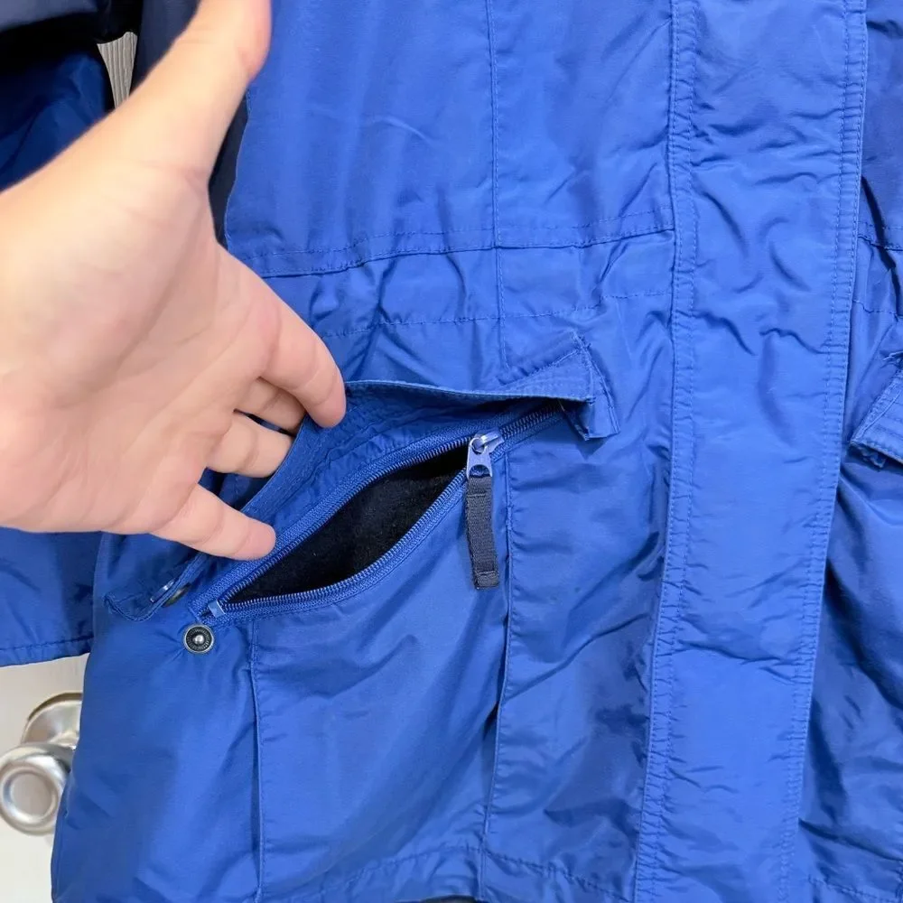 L.L. Bean Navy Blue Raincoat Size XL